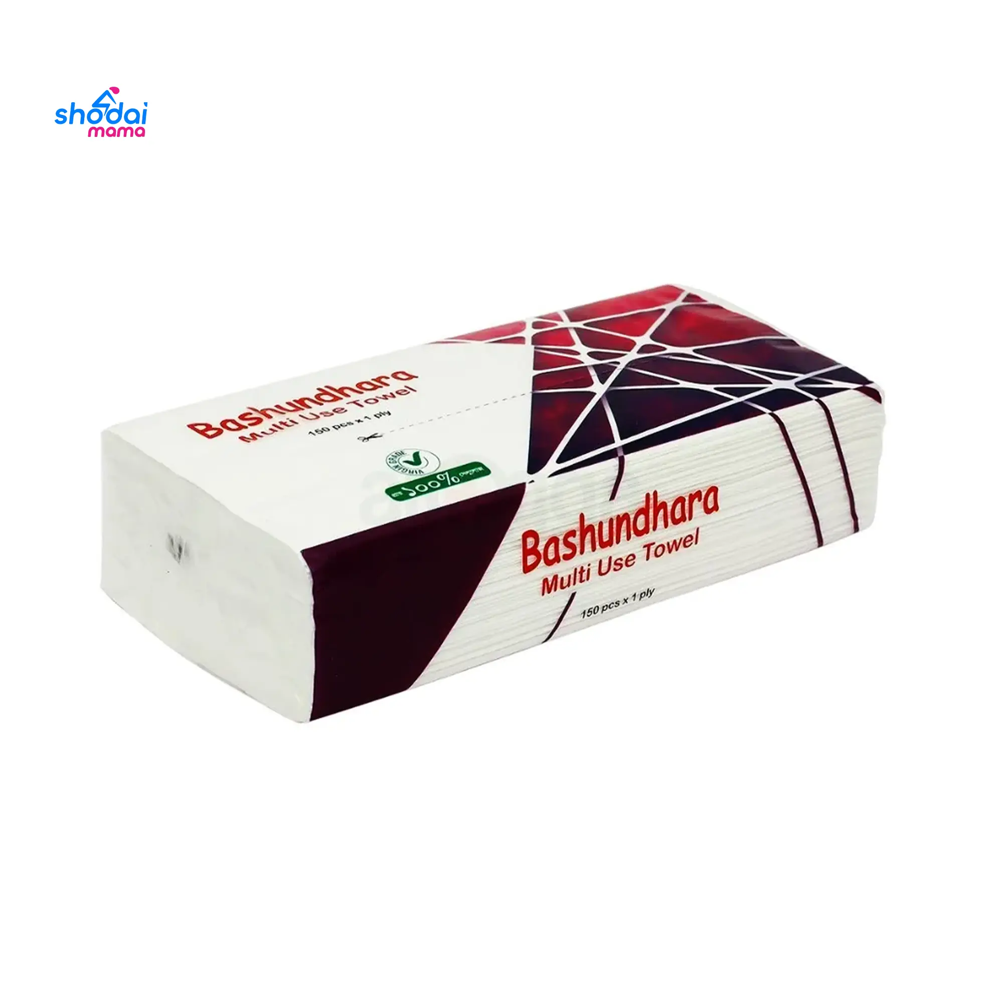 Bashundhara Multi Use Towel 150pcs 1ply